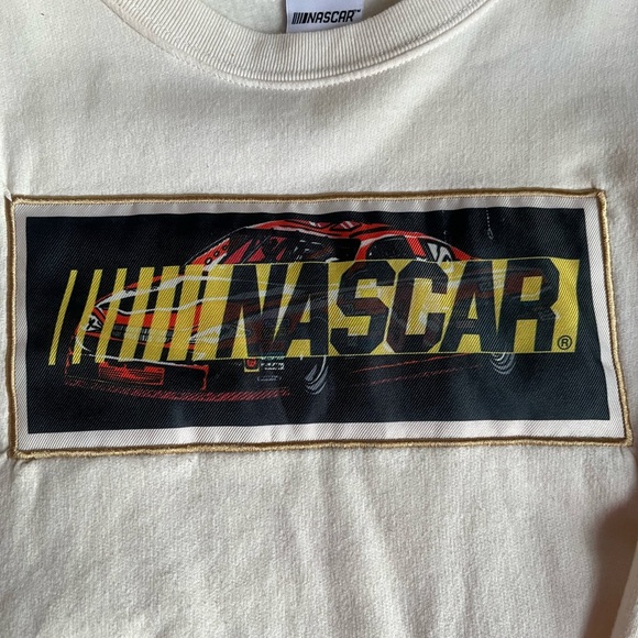 Vintage NASCAR Daytona 500 Cream Crewneck Sweatshirt XL - Picture 4 of 5